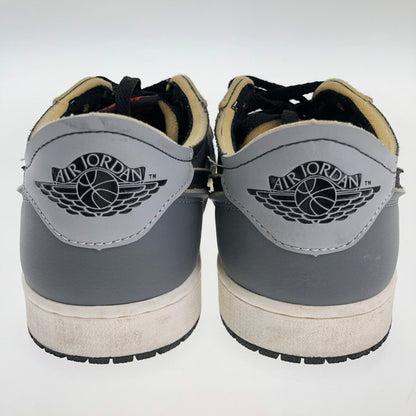 【中古品】【メンズ】 NIKE ナイキ DV0982-006/AIR JORDAN 1 RETRO LOW OG EX BLACK/FIRE RED-DK SMOKE GREY 160-250303-NS-3-iwa サイズ：28 カラー：グレー ブラック 万代Net店