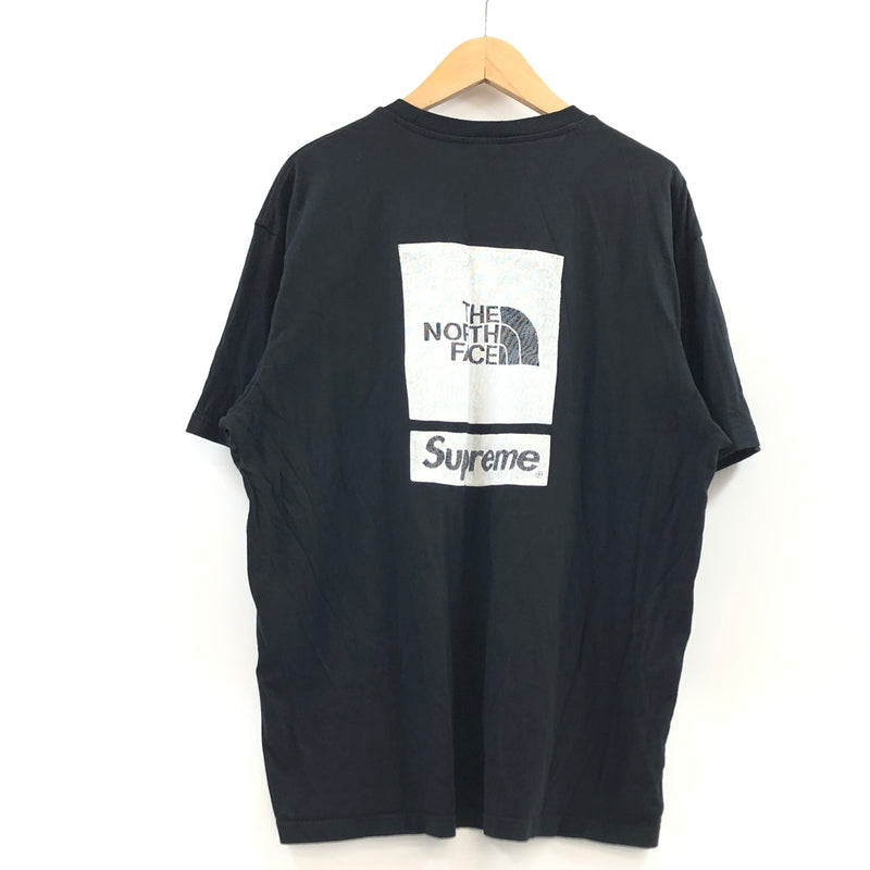 【中古品】【メンズ】 SUPREME シュプリーム × THE NORTH FACE ザ・ノースフェイス 24SS S/S TOP NT02412I 半袖Tシャツ トップス 149-260902-hn-04-fur サイズ：L カラー：ブラック 万代Net店