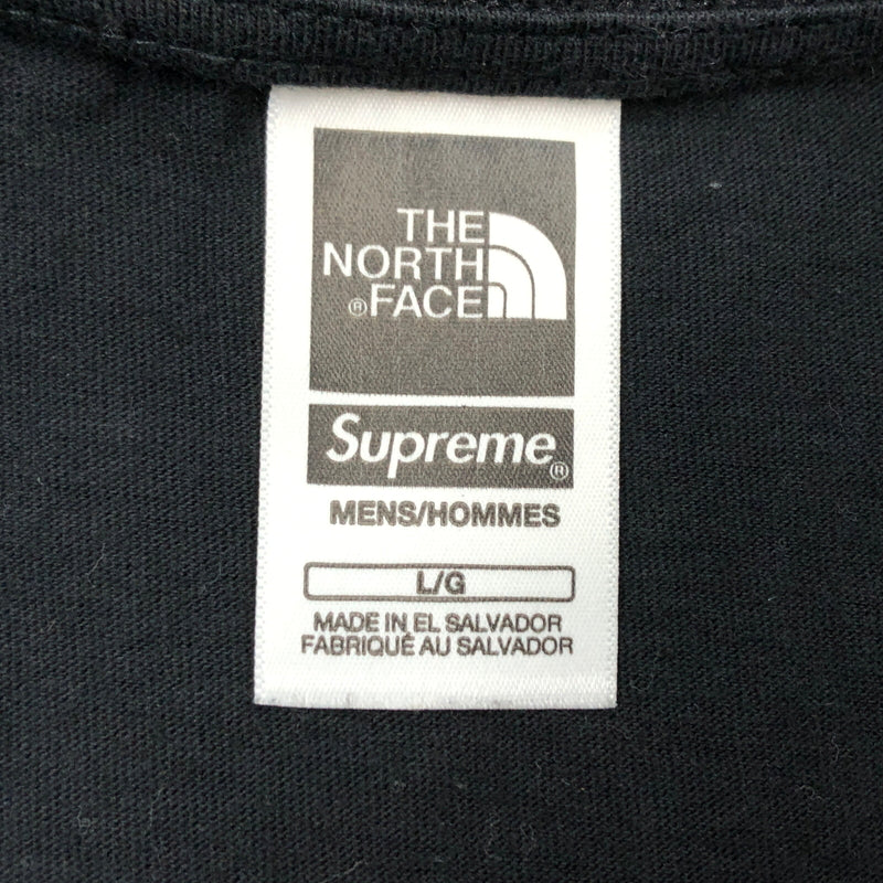 【中古品】【メンズ】 SUPREME シュプリーム × THE NORTH FACE ザ・ノースフェイス 24SS S/S TOP NT02412I 半袖Tシャツ トップス 149-260902-hn-04-fur サイズ：L カラー：ブラック 万代Net店