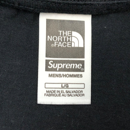 【中古品】【メンズ】 SUPREME シュプリーム × THE NORTH FACE ザ・ノースフェイス 24SS S/S TOP NT02412I 半袖Tシャツ トップス 149-260902-hn-04-fur サイズ：L カラー：ブラック 万代Net店