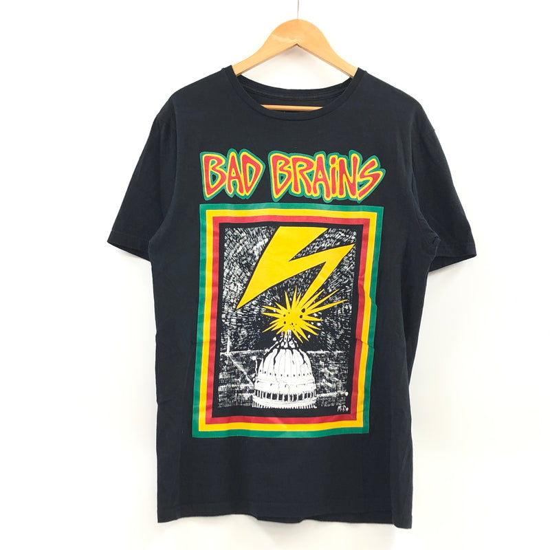 【中古品】【メンズ】 BAD BRAINS バッドブレインズ CAPITOL STRIKE PRINT S/S TEE 半袖Tシャツ トップス 146-260902-hn-05-fur サイズ：M カラー：ブラック 万代Net店