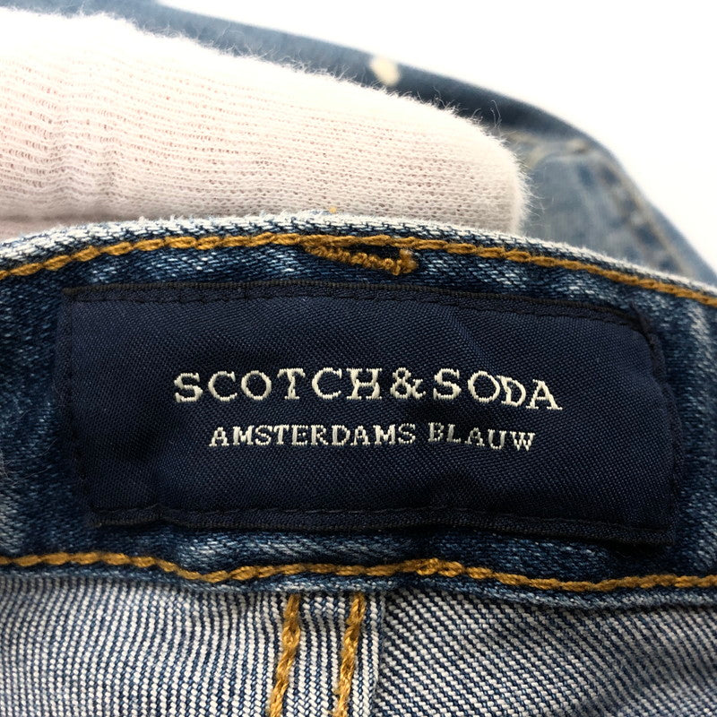 【現状渡し品】【メンズ】 SCOTCH&SODA スコッチ アンド ソーダ 144824-18-FWMD-C85 デニムパンツ ボトムス 152-250312-hn-05-fur サイズ：W28 L32 カラー：インディゴ 万代Net店