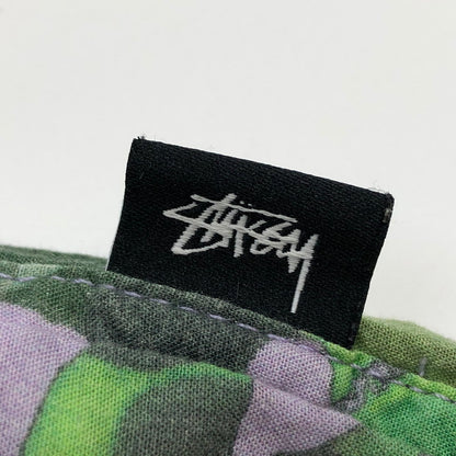 【現状渡し品】【メンズ】 STUSSY ステューシー オープンカラーシャツ カジュアルシャツ 半袖 トップス 142-251018-hn-03-fur サイズ：S カラー：グリーン/グレー系 万代Net店