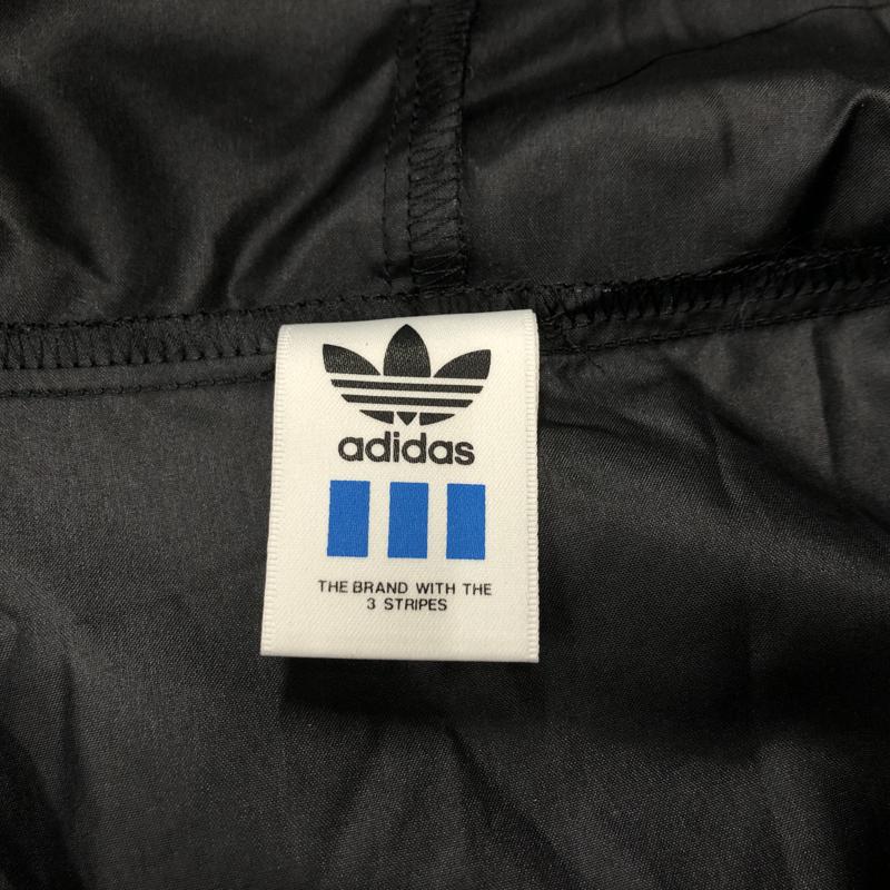 【中古品】【メンズ】 adidas アディダス デサント製 PULLOVER NYLON PARKA プルオーバー ナイロンパーカー トップス 148-240228-ma-3-tei サイズ：M-L カラー：ブルー 万代Net店