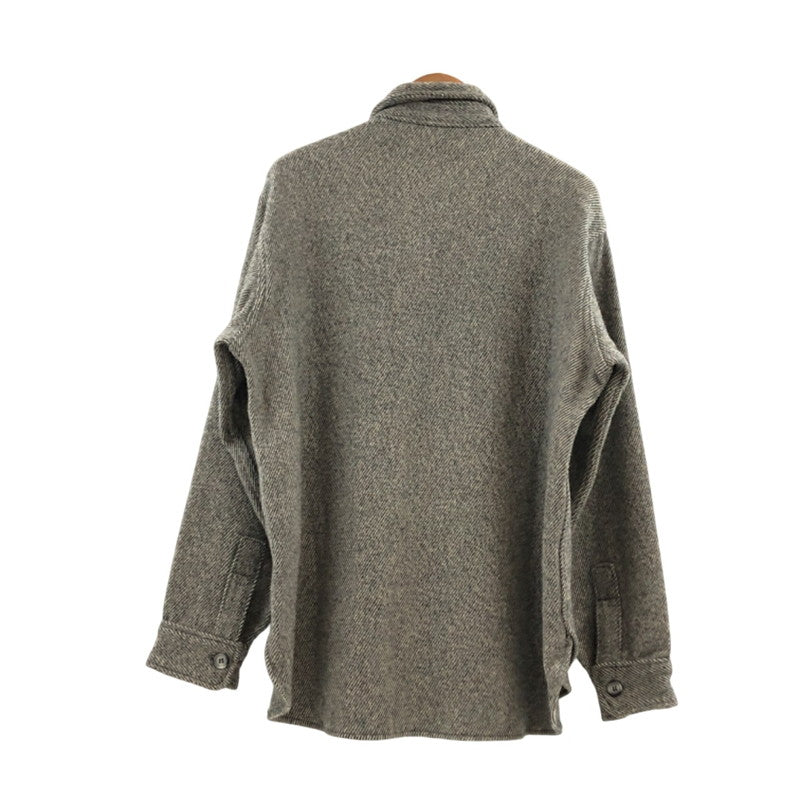 【中古品】【メンズ】 WOOLRICH ウールリッチ 70S ウールシャツ 長袖 トップス 144-251018-hn-05-fur サイズ：L カラー：グレー系 万代Net店