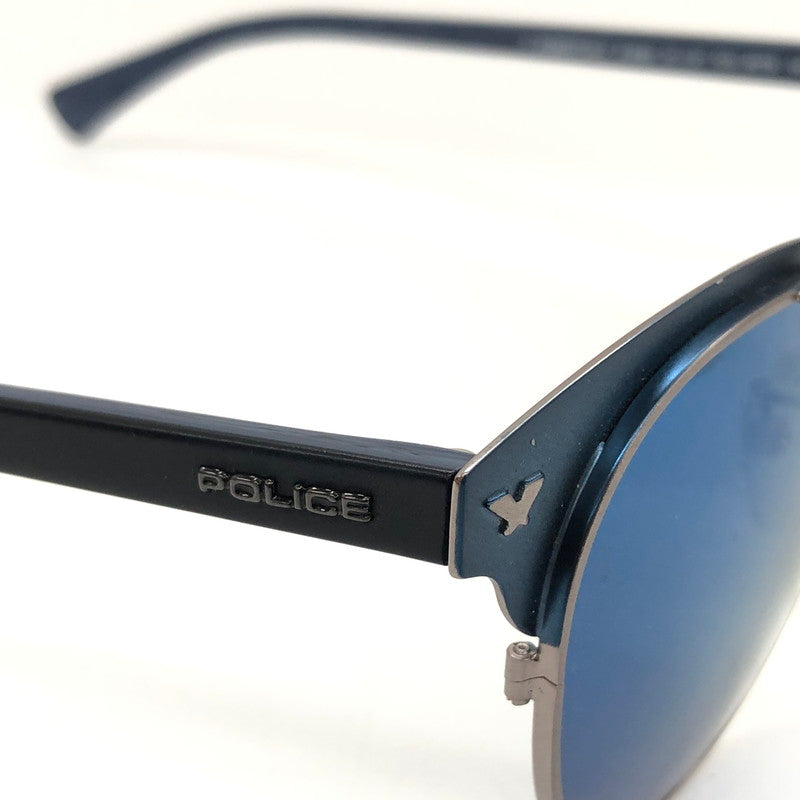 【中古品】【メンズ/レディース】 POLICE ポリス MOMENTUM2 S8950 モメンタム2 サングラス アイウェア 203-250709-hn-04-fur サイズ：51ロ21 140 カラー：ブルー/ブラック 万代Net店