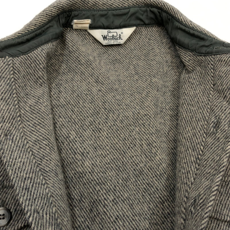 【中古品】【メンズ】 WOOLRICH ウールリッチ 70S ウールシャツ 長袖 トップス 144-251018-hn-05-fur サイズ：L カラー：グレー系 万代Net店