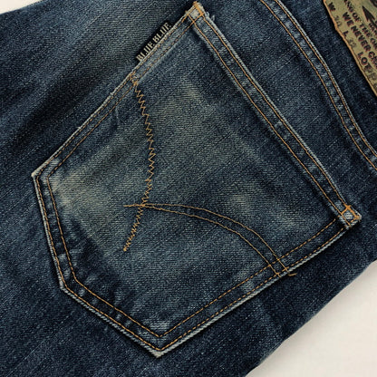 【現状渡し品】【メンズ】 BLUE BLUE ブルーブルー PP6 フレアデニムパンツ ボトムス 156-250312-hn-06-fur サイズ：W30 L32 カラー：インディゴ 万代Net店