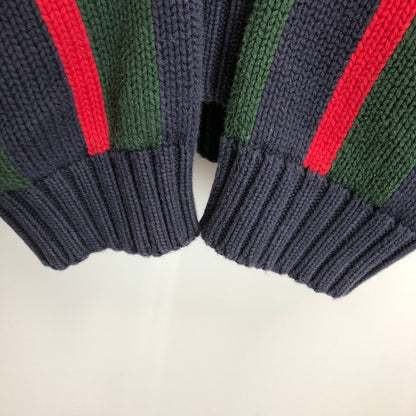 【中古品】【メンズ】 TOMMY HILFIGER トミーヒルフィガー TOMMY HILFIGER トミーヒルフィガー ニットセーター 147-240419-wy-1-tom サイズ：L カラー：マルチカラー 万代Net店