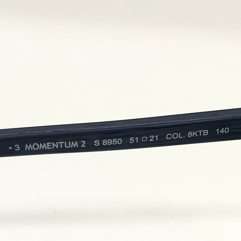 【中古品】【メンズ/レディース】 POLICE ポリス MOMENTUM2 S8950 モメンタム2 サングラス アイウェア 203-250709-hn-04-fur サイズ：51ロ21 140 カラー：ブルー/ブラック 万代Net店