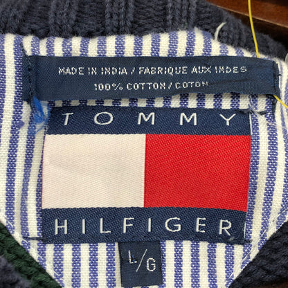 【中古品】【メンズ】 TOMMY HILFIGER トミーヒルフィガー TOMMY HILFIGER トミーヒルフィガー ニットセーター 147-240419-wy-1-tom サイズ：L カラー：マルチカラー 万代Net店