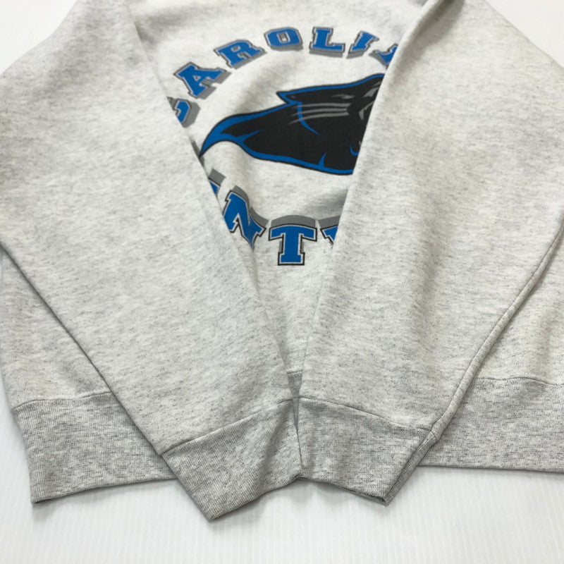 【中古品】【メンズ】  ONEITA オニータ 90'S CAROLINA PANTHERS SWEAT SHIRT カロライナパンサーズ  スウェットシャツ トレーナー トップス 145-231208-at-14-tei サイズ：L カラー：グレー 万代Net店