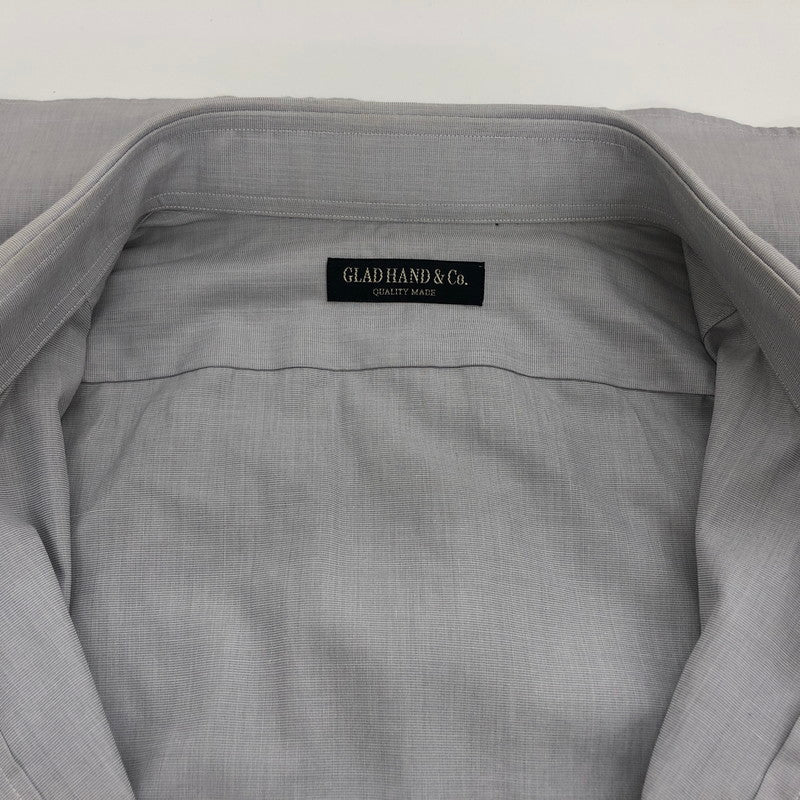 【中古美品】【メンズ】 GLAD HAND＆CO. グラッドハンド 長袖シャツ カジュアルシャツ トップス 142-250710-hn-01-fur サイズ：XL カラー：グレー 万代Net店