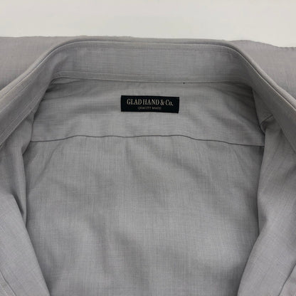 【中古美品】【メンズ】 GLAD HAND＆CO. グラッドハンド 長袖シャツ カジュアルシャツ トップス 142-250710-hn-01-fur サイズ：XL カラー：グレー 万代Net店