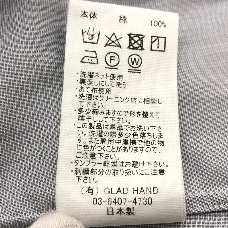 【中古美品】【メンズ】 GLAD HAND＆CO. グラッドハンド 長袖シャツ カジュアルシャツ トップス 142-250710-hn-01-fur サイズ：XL カラー：グレー 万代Net店