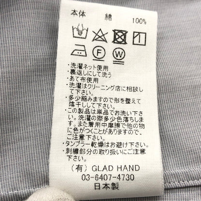 【中古美品】【メンズ】 GLAD HAND＆CO. グラッドハンド 長袖シャツ カジュアルシャツ トップス 142-250710-hn-01-fur サイズ：XL カラー：グレー 万代Net店