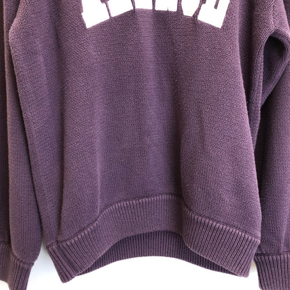 【中古品】【メンズ】 XLARGE エクストララージ XLARGE エクストララージ ロゴ ニット セーター 147-240419-wy-5-tom サイズ：M カラー：パープル 万代Net店