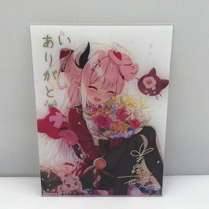 【現状渡し品】 にじさんじ 誕生日2020 奈羅花 複製直筆サイン・メッセージ入りアクリルパネル 本体・ピンスタンドのみ キズ・汚れあり 053-260903-ti-17-tagh 万代Net店