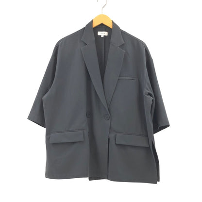 【中古品】【メンズ/レディース】 SOCCE ソーシー ダブルテーラードハーフスリーブジャケット アウター 147-251019-hn-02-fur サイズ：M カラー：グレー 万代Net店