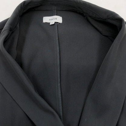 【中古品】【メンズ/レディース】 SOCCE ソーシー ダブルテーラードハーフスリーブジャケット アウター 147-251019-hn-02-fur サイズ：M カラー：グレー 万代Net店