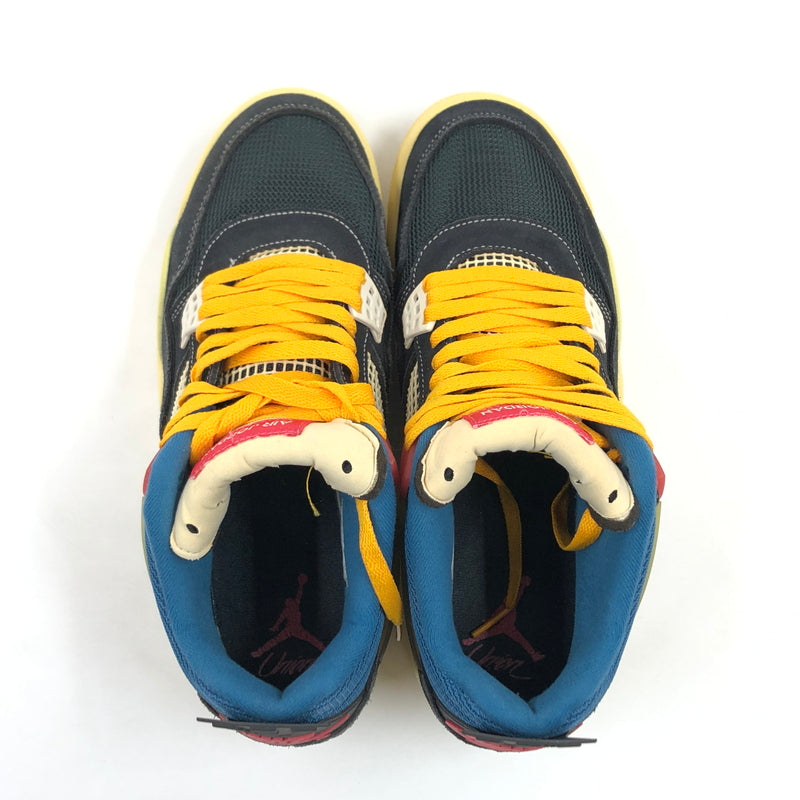 【現状渡し品】【メンズ】 NIKE ナイキ × UNION ユニオン AIR JORDAN 4 "OFF NOIR" DC9533-001 エアジョーダン4 オフノワール スニーカー シューズ 靴 160-260617-hn-02-fur サイズ：28.0cm US10 カラー：マルチカラー 万代Net店