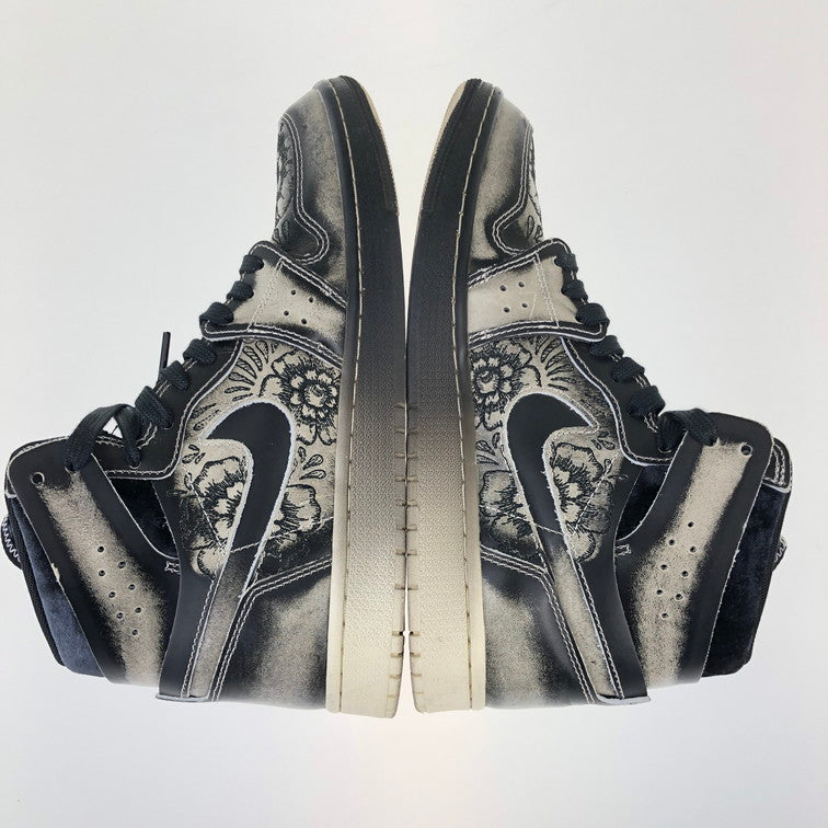 【中古品】【メンズ】 NIKE ナイキ FQ8155-010/AIR JORDAN １ HIGH ZOOM CMFT ２ DIA DE MUERTOS 160-250303-NS-4-iwa サイズ：27 カラー：ブラック 万代Net店