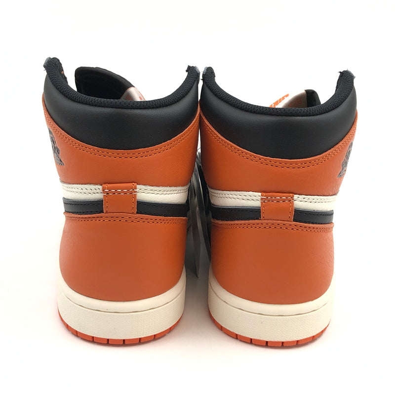 【中古品】【メンズ/レディース】 NIKE ナイキ AIR JORDAN 1 RETRO HIGH OG DZ5485-008 エアジョーダン1 レトロ ハイ OG スニーカー シューズ 靴 160-260617-hn-03-fur サイズ：25.5cm US7.5 カラー：ブラック/セイル/スターフィッシュ 万代Net店