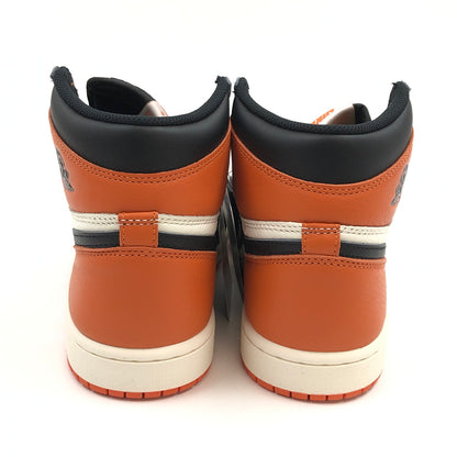 【中古品】【メンズ/レディース】 NIKE ナイキ AIR JORDAN 1 RETRO HIGH OG DZ5485-008 エアジョーダン1 レトロ ハイ OG スニーカー シューズ 靴 160-260617-hn-03-fur サイズ：25.5cm US7.5 カラー：ブラック/セイル/スターフィッシュ 万代Net店