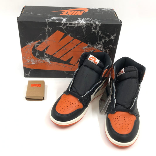 【中古品】【メンズ/レディース】 NIKE ナイキ AIR JORDAN 1 RETRO HIGH OG DZ5485-008 エアジョーダン1 レトロ ハイ OG スニーカー シューズ 靴 160-260617-hn-03-fur サイズ：25.5cm US7.5 カラー：ブラック/セイル/スターフィッシュ 万代Net店