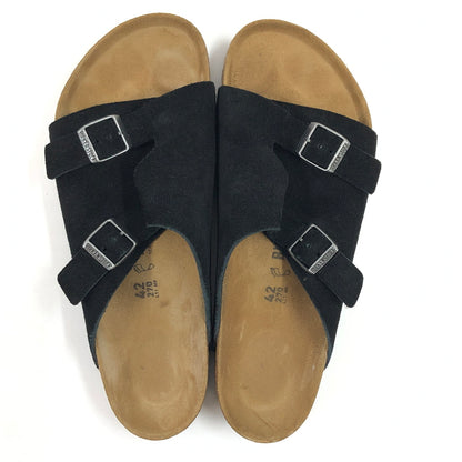 【中古品】【メンズ】 BIRKENSTOCK ビルケンシュトック ZURICH SANDALS 1025045 チューリッヒ サンダル シューズ 靴 164-260905-hn-01-fur サイズ：27.0cm US L11 カラー：ブラック/ブラウン 万代Net店