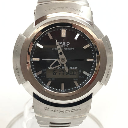 【中古品】【メンズ】 G-SHOCK ジーショック FULL METAL ANALOG-DIGITAL WATCH AWM-500D-1ADR フルメタル アナログデジタル 腕時計 196-260617-hn-05-fur カラー：シルバー/ブラック 万代Net店