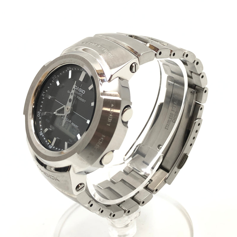 【中古品】【メンズ】 G-SHOCK ジーショック FULL METAL ANALOG-DIGITAL WATCH AWM-500D-1ADR フルメタル アナログデジタル 腕時計 196-260617-hn-05-fur カラー：シルバー/ブラック 万代Net店