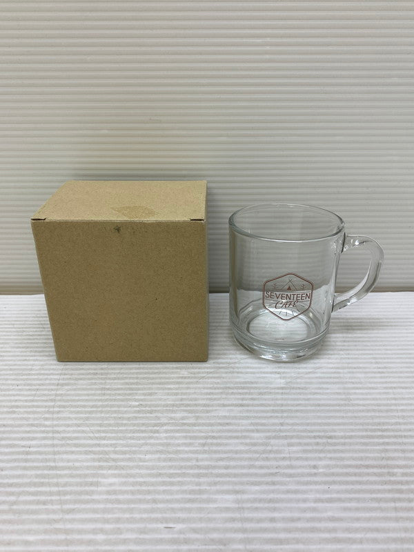 【中古美品】 SEVENTEEN CAFE 2022 ～WINTER CAMPING～ ガラスマグ(CLEAR) カード 087-250704-AS-8-min 万代Net店