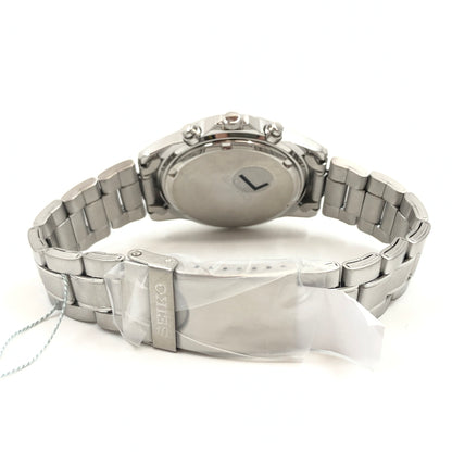 【中古美品】【メンズ】 SEIKO セイコー CHRONOGRAPH WATCH 7T92-0DW0 赤文字盤 クロノグラフ アナログ 腕時計 197-260617-hn-06-fur カラー：シルバー/レッド系 万代Net店