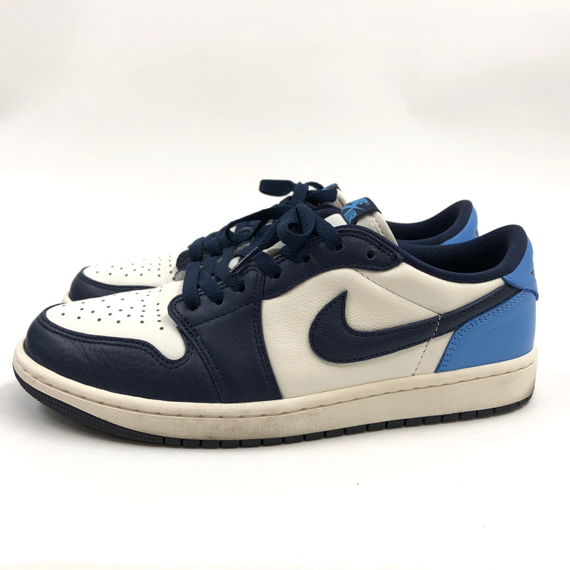 【中古品】【メンズ】 NIKE ナイキ AIR JORDAN 1 RETRO LOW OG "OBSIDIAN" CZ0790-400 エアジョーダン1 レトロ ロー OG オブシディアン スニーカー シューズ 靴 160-260905-hn-03-fur サイズ：27.0cm US9 カラー：ホワイト/ブルー/ブラック 万代Net店