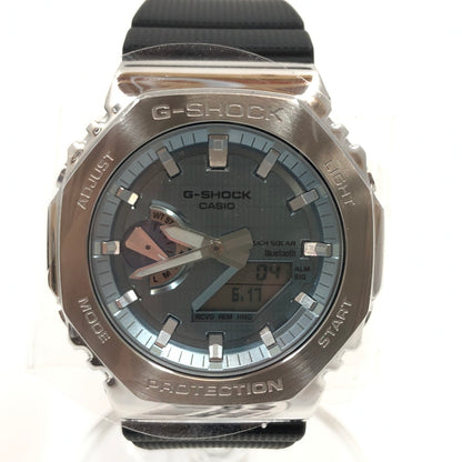 【中古美品】【メンズ】 G-SHOCK ジーショック 2100 SERIES ANALOG-DIGITAL WATCH GBM-2100A-1A2JF アナログデジタル 腕時計 196-260617-hn-07-fur カラー：ブラック/シルバー 万代Net店