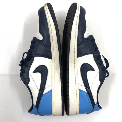 【中古品】【メンズ】 NIKE ナイキ AIR JORDAN 1 RETRO LOW OG "OBSIDIAN" CZ0790-400 エアジョーダン1 レトロ ロー OG オブシディアン スニーカー シューズ 靴 160-260905-hn-03-fur サイズ：27.0cm US9 カラー：ホワイト/ブルー/ブラック 万代Net店