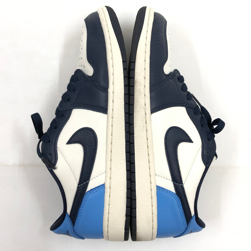 【中古品】【メンズ】 NIKE ナイキ AIR JORDAN 1 RETRO LOW OG "OBSIDIAN" CZ0790-400 エアジョーダン1 レトロ ロー OG オブシディアン スニーカー シューズ 靴 160-260905-hn-03-fur サイズ：27.0cm US9 カラー：ホワイト/ブルー/ブラック 万代Net店