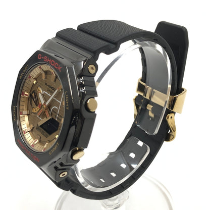 【中古美品】【メンズ】 G-SHOCK ジーショック × 八村塁 ANALOG-DIGITAL WATCH GBM-2100RH-1AJR アナログデジタル 腕時計 196-260617-hn-08-fur カラー：ブラック/ゴールド 万代Net店