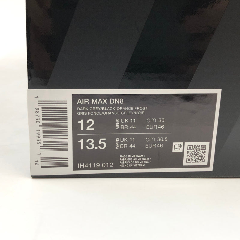 【中古品】【メンズ】 NIKE ナイキ AIR MAX DN8 "DARK GREY/ORANGE FROST" IH4119-012 エアマックスDN8 ダークグレー/オレンジフロスト スニーカー シューズ 靴 160-260905-hn-04-fur サイズ：30.0cm US12 カラー：グレー/オレンジ 万代Net店