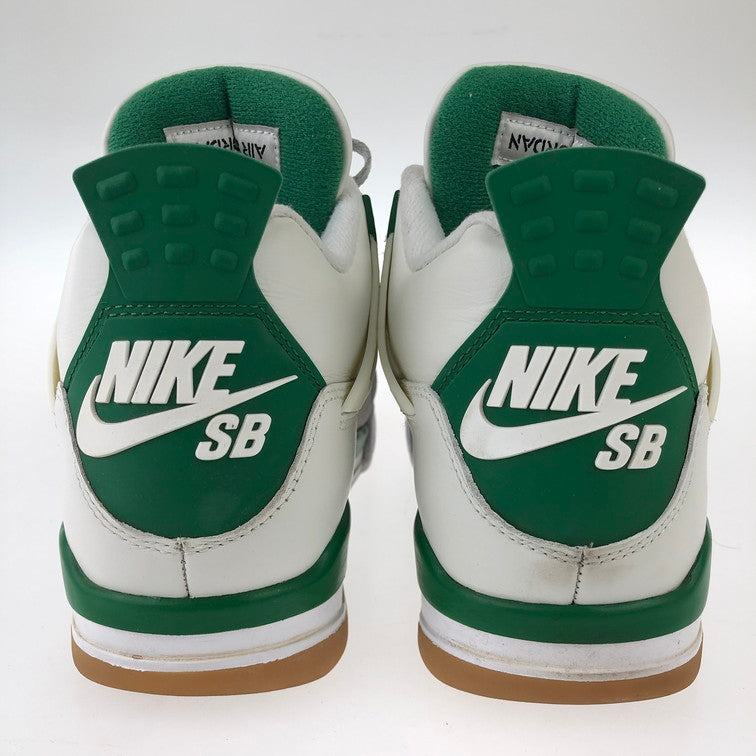 【中古品】【メンズ】 NIKE ナイキ DR5415-103/SB × AIR JORDAN ４ PINE GREEN 160-250303-NS-6-iwa サイズ：27 カラー：ホワイト パイングリーン 万代Net店