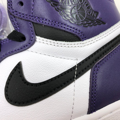 【中古美品】【メンズ】 NIKE ナイキ AIR JORDAN 1 RETRO HIGH OG 555088-500 エアジョーダン1 レトロ ハイ OG スニーカー シューズ 靴 160-260618-hn-02-fur サイズ：27.0cm US9 カラー：パープル/ホワイト/ブラック 万代Net店