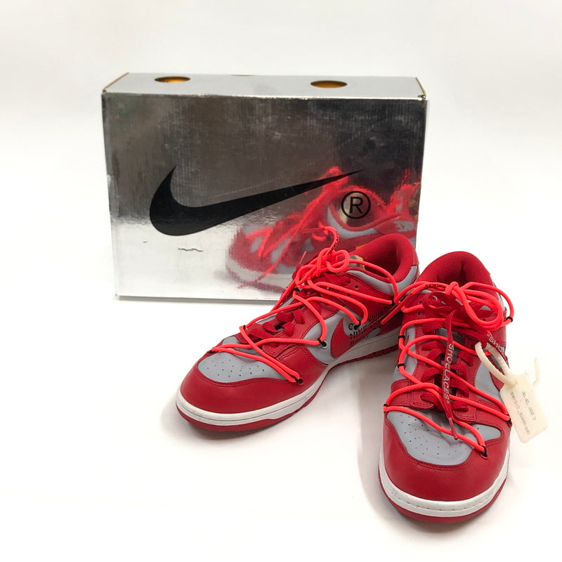 【中古品】【メンズ】 NIKE ナイキ × OFF-WHITE オフホワイト DUNK LOW CT0856-600 ダンク ロー スニーカー シューズ 靴 160-260618-hn-03-fur サイズ：28.5cm US10.5 カラー：ユニバーシティレッド/ウルフグレー 万代Net店