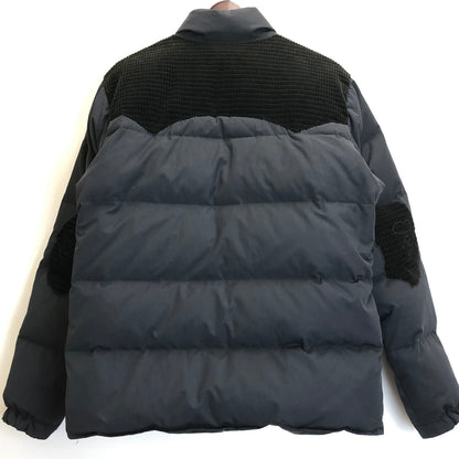 【中古品】【メンズ】 A BATHING APE アベイシングエイプ ELBOW PATCH SWITCHING WESTERN DOWN JACKET エルボー パッチ スイッチング ウエスタン ダウン ジャケット アウター 142-260624-cs-19-izu サイズ：L カラー：ブラック 万代Net店