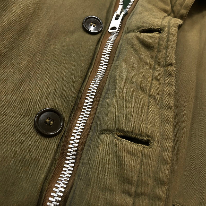 【現状渡し品】【メンズ】 UNKNOWN FLIGHT JACKET VINTAGE フライト ジャケット アウター ビンテージ 145-260217-ko-18-tei サイズ：サイズ不明 カラー：カーキ 万代Net店