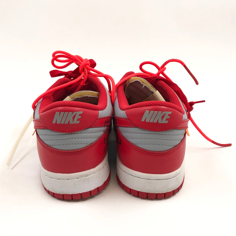 【中古品】【メンズ】 NIKE ナイキ × OFF-WHITE オフホワイト DUNK LOW CT0856-600 ダンク ロー スニーカー シューズ 靴 160-260618-hn-03-fur サイズ：28.5cm US10.5 カラー：ユニバーシティレッド/ウルフグレー 万代Net店