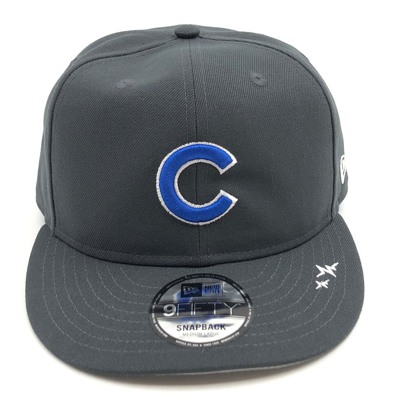 【中古美品】【メンズ/レディース】 NEWERA ニューエラ × WHIZ LIMITED ウィズリミテッド 9FIFTY CHICAGO CUBS シカゴカブス ベースボールキャップ 帽子 185-260905-hn-08-fur サイズ：M-L カラー：グレー 万代Net店