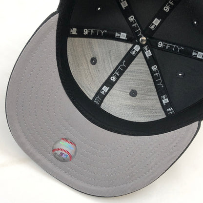 【中古美品】【メンズ/レディース】 NEWERA ニューエラ × WHIZ LIMITED ウィズリミテッド 9FIFTY CHICAGO CUBS シカゴカブス ベースボールキャップ 帽子 185-260905-hn-08-fur サイズ：M-L カラー：グレー 万代Net店