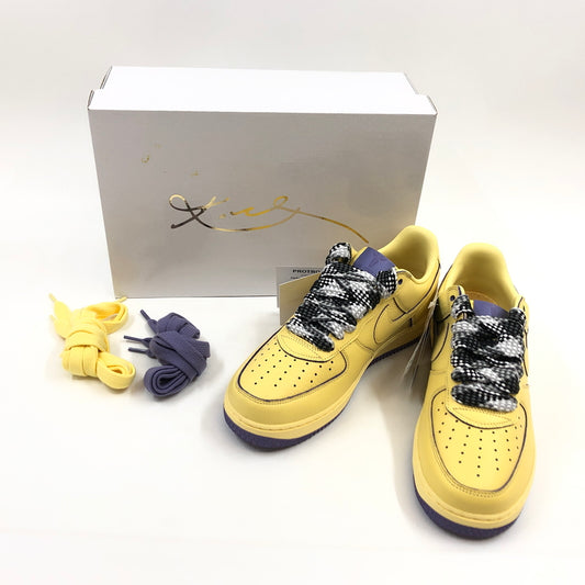 【中古美品】【メンズ】 NIKE ナイキ × KOBE BRYANT コービー・ブライアント AIR FORCE 1 LOW PROTRO HV9408-700 エアフォース1 ロー プロトロ スニーカー シューズ 靴 160-260618-hn-05-fur サイズ：28.5cm US10.5 カラー：イエロー/パープル 万代Net店