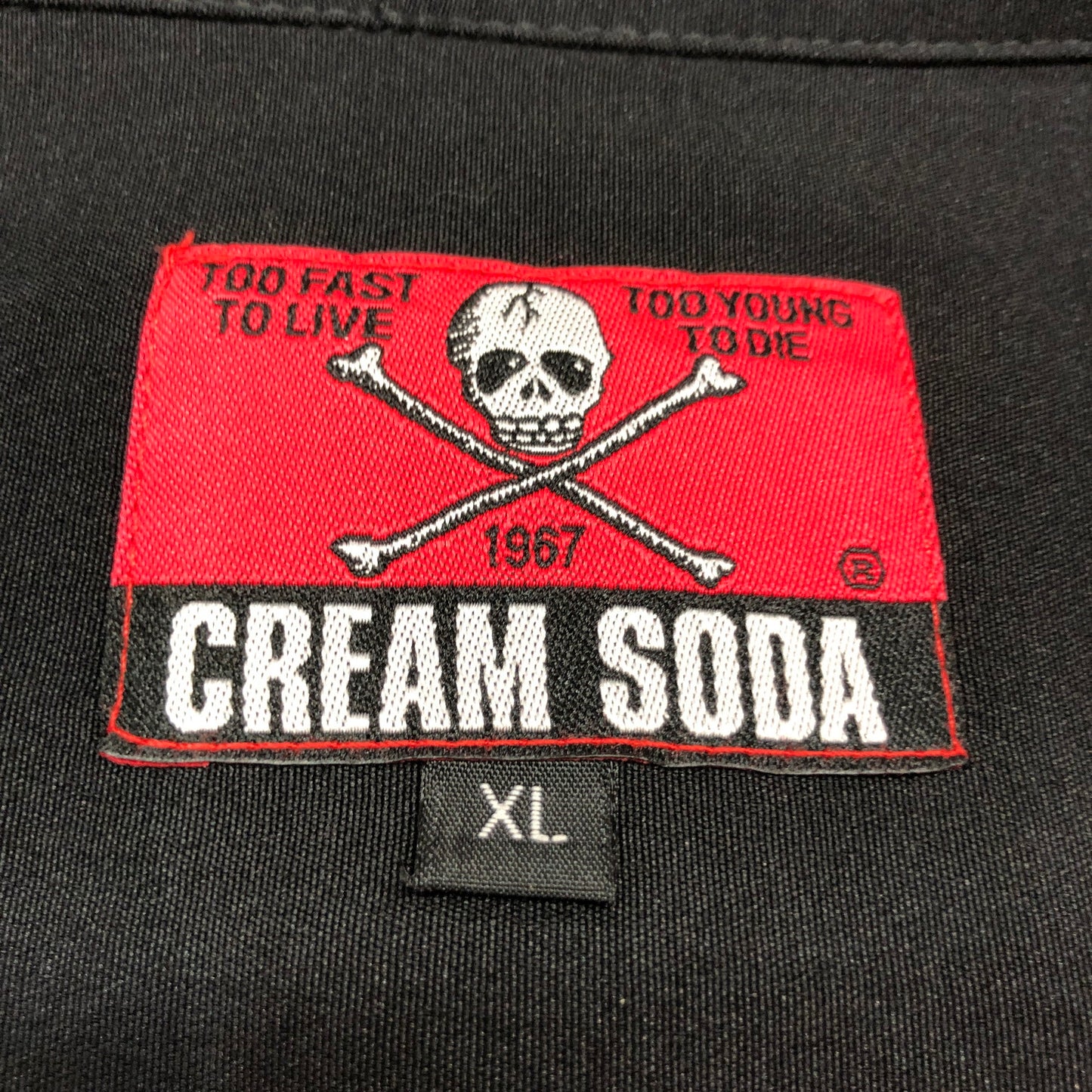 【中古品】【メンズ】 CREAM SODA クリームソーダ CREAM SODA クリームソーダ ボーリングシャツ 147-240423-wy-3-tom サイズ：XL カラー：ブラック 万代Net店